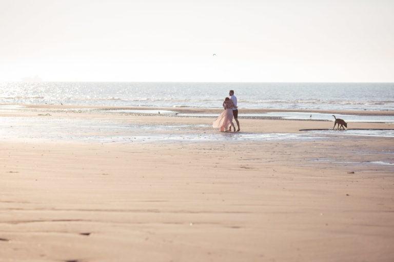 Séance photo aux Escardines Oye Plage en amoureux