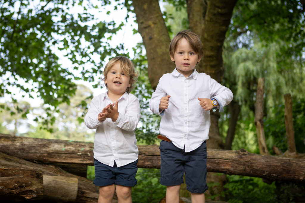 Séance engagement avec enfants en Alsace avant mariage